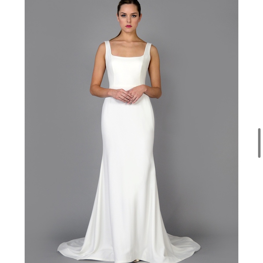 Square Neck Wedding Dress- Wwidon By Carla & Kenn… - image 1